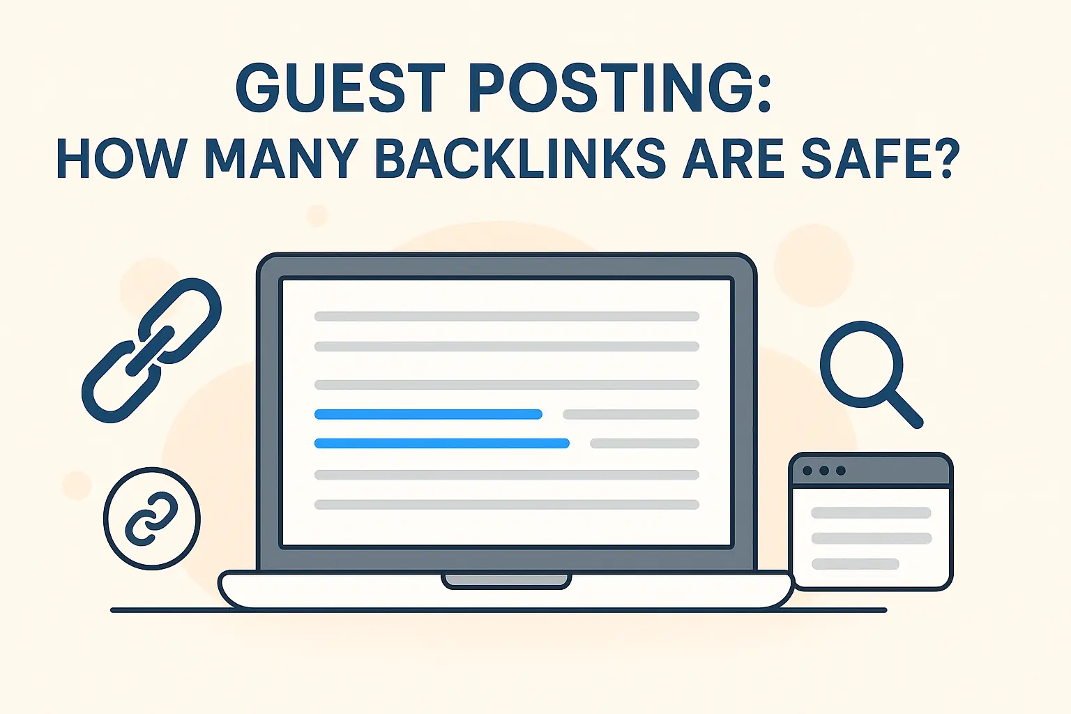 How many Number of Backlinks i can use in Guest Post