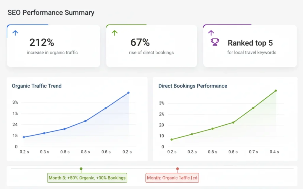 Past Performance: Hotel SEO Success Examples