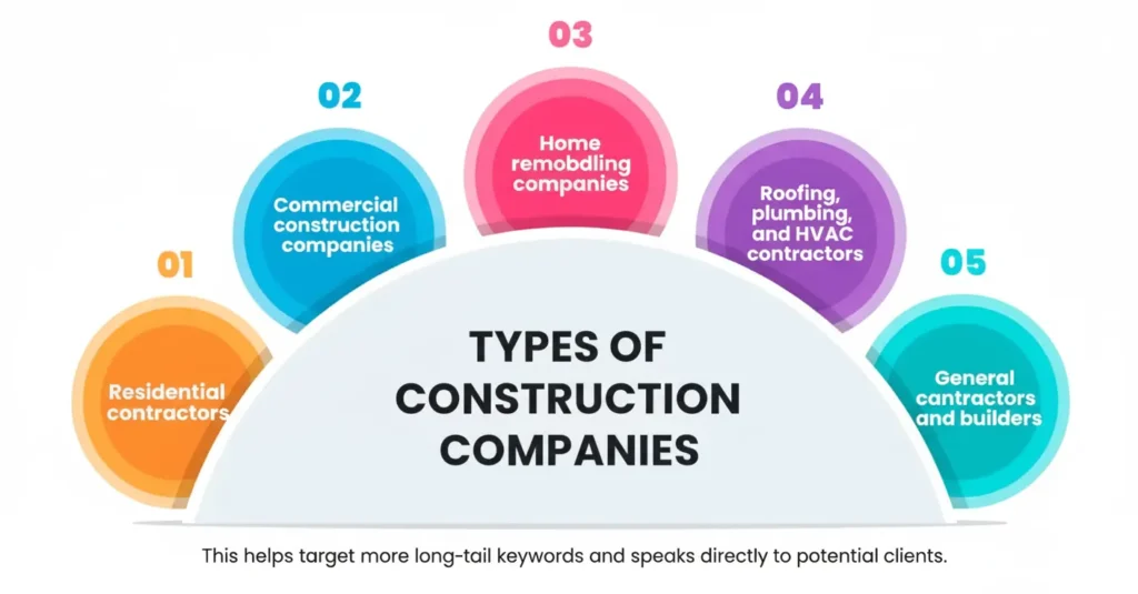 Types of Construction Companies We Serve