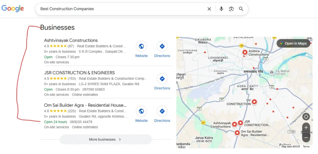 Local SEO for US Construction Businesses